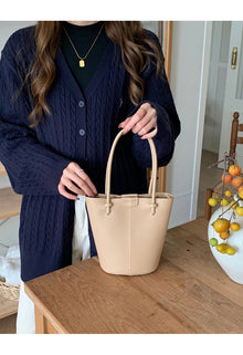 Elegante Damen-Leder-Beuteltasche Umhängetasche für alltägliche Stadt-Outfits