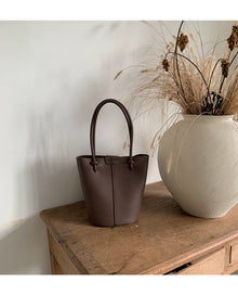 Elegante Damen-Leder-Beuteltasche Umhängetasche für alltägliche Stadt-Outfits