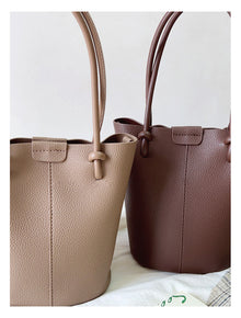 Elegante Damen-Leder-Beuteltasche Umhängetasche für alltägliche Stadt-Outfits