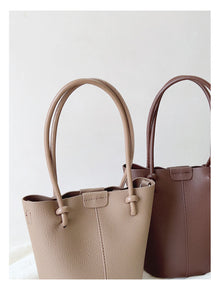 Elegante Damen-Leder-Beuteltasche Umhängetasche für alltägliche Stadt-Outfits