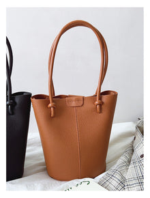 Elegante Damen-Leder-Beuteltasche Umhängetasche für alltägliche Stadt-Outfits