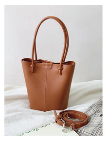 Elegante Damen-Leder-Beuteltasche Umhängetasche für alltägliche Stadt-Outfits