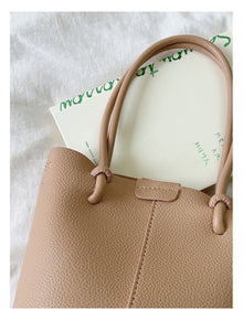 Elegante Damen-Leder-Beuteltasche Umhängetasche für alltägliche Stadt-Outfits