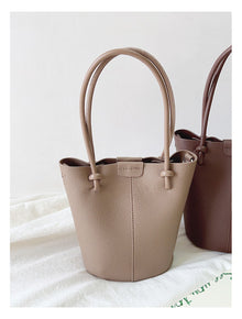 Elegante Damen-Leder-Beuteltasche Umhängetasche für alltägliche Stadt-Outfits