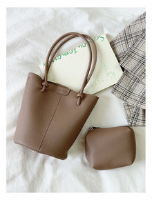 Elegante Damen-Leder-Beuteltasche Umhängetasche für alltägliche Stadt-Outfits