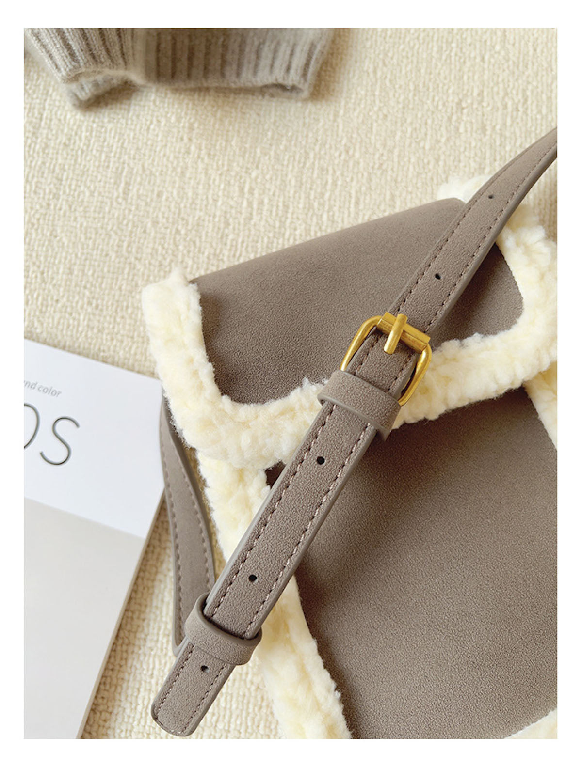 Women’s Faux Furry Crossbody Bag for Cozy Everyday Outfits
