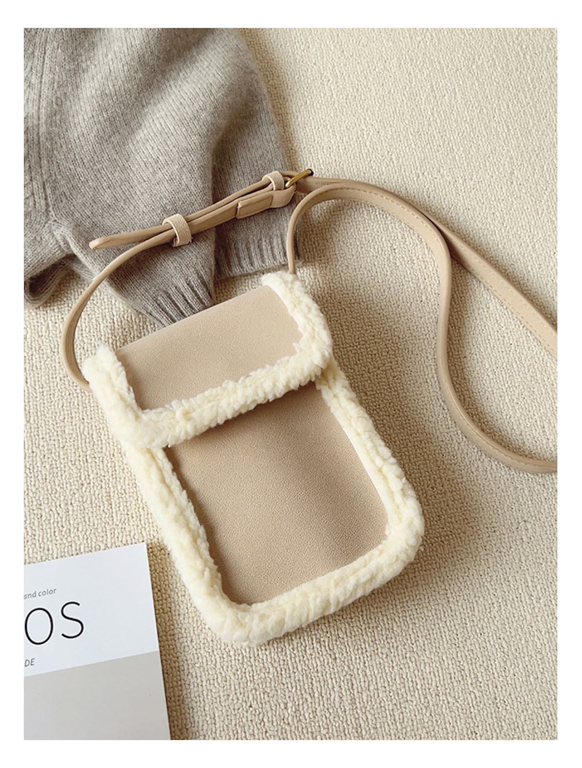 Women’s Faux Furry Crossbody Bag for Cozy Everyday Outfits