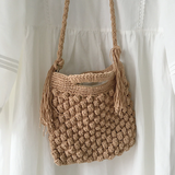 Women’s Natural Cotton Casual Shoulder Bag for Boho Everyday Style & Gifts