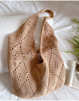 Women’s Handmade Crochet Retro Style Tote Bag for Boho Everyday Style & Gifts