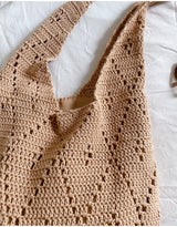 Women’s Handmade Crochet Retro Style Tote Bag for Boho Everyday Style & Gifts