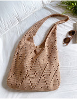 Women’s Handmade Crochet Retro Style Tote Bag for Boho Everyday Style & Gifts
