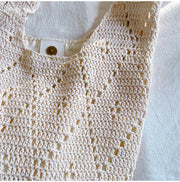 Women’s Handmade Crochet Retro Style Tote Bag for Boho Everyday Style & Gifts