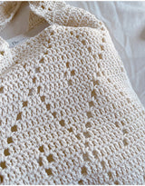 Women’s Handmade Crochet Retro Style Tote Bag for Boho Everyday Style & Gifts