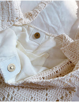 Women’s Handmade Crochet Retro Style Tote Bag for Boho Everyday Style & Gifts
