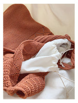 Women’s Retro Cotton Knitted Shoulder Bag for Boho Everyday Style & Gifts