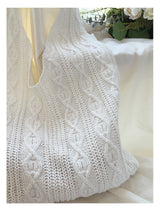 Women’s Retro Artsy Twist Cotton Knitted Shoulder Bag for Boho Everyday Style & Gifts