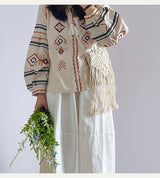 Women’s Macrame Cotton Retro Cotton Macrame Crossbody Bag with Tassels for Boho Everyday Style & Gifts