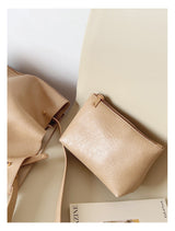 Women’s Chic Leather Bucket Bag for Everyday City Outfits