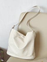 Women’s Retro Bucket Leather Bag for Everyday City Outfits