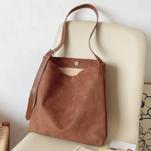 Soft Suede Leather Shoulder Bag for Women, Everyday City Purse