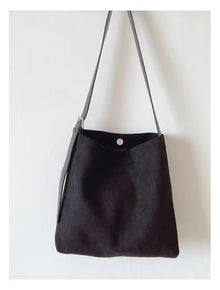 Soft Suede Leather Shoulder Bag for Women, Everyday City Purse