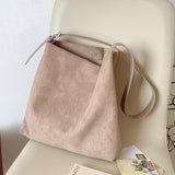 Women’s Soft Leather Soft Suede Shoulder Bag for Everyday City Outfits