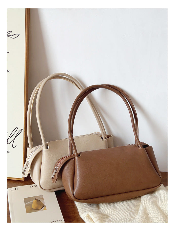 Women’s Soft Leather Retro Hobo Shoulder Bag Everyday Work Bag for Everyday City Outfits
