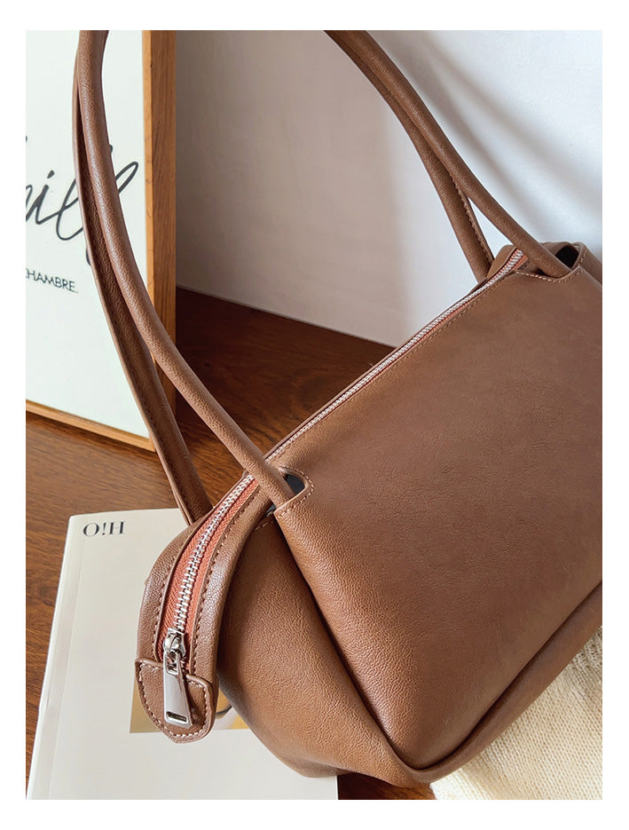 Women’s Soft Leather Retro Hobo Shoulder Bag Everyday Work Bag for Everyday City Outfits