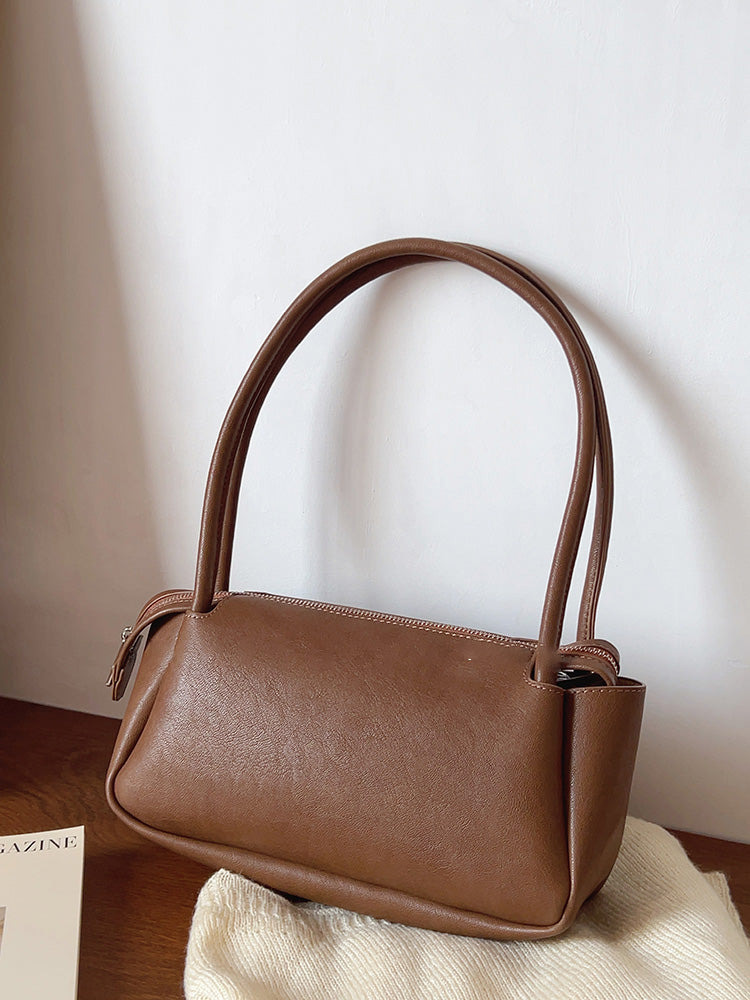 Women’s Soft Leather Retro Hobo Shoulder Bag Everyday Work Bag for Everyday City Outfits