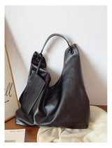 Women’s Simple Leather Tote Bag for Everyday City Outfits