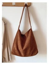 Women’s Soft Leather Soft Suede Shoulder Bag for Everyday City Outfits