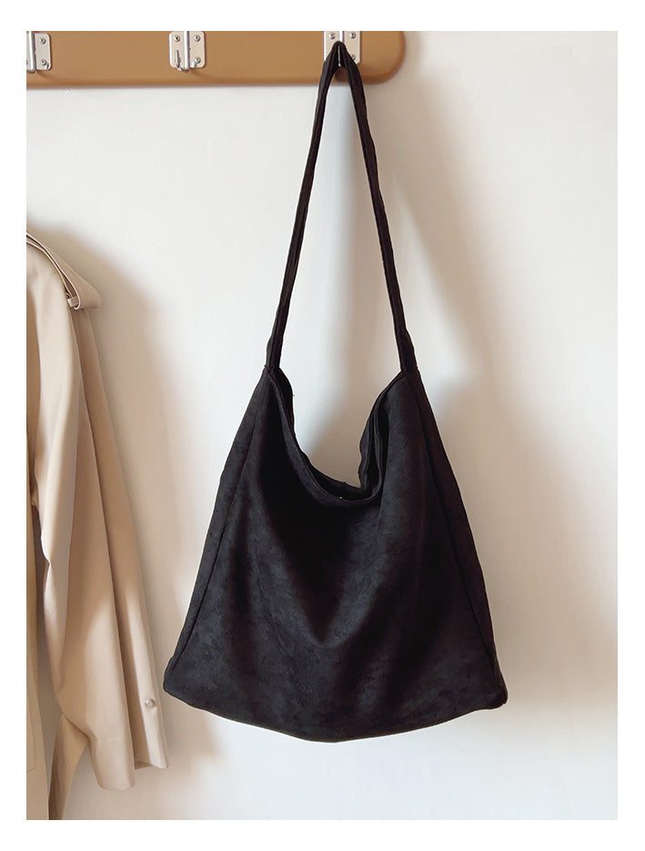 Women’s Soft Leather Soft Suede Shoulder Bag for Everyday City Outfits