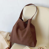 Women’s Soft Leather Soft Suede Shoulder Bag for Everyday City Outfits