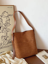 Women’s Soft Leather Soft Suede Shoulder Bag for Everyday City Outfits