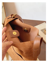 Women’s Soft Leather Soft Suede Shoulder Bag for Everyday City Outfits