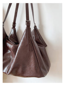 Soft Suede Leather Shoulder Bag for Women, Everyday City Purse