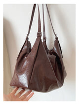 Women’s Soft Leather Soft Suede Shoulder Bag for Everyday City Outfits
