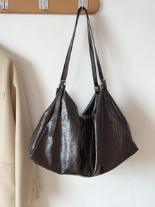 Soft Suede Leather Shoulder Bag for Women, Everyday City Purse