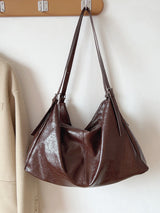 Women’s Soft Leather Soft Suede Shoulder Bag for Everyday City Outfits