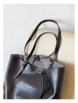 Women’s Simple Leather Tote Bag for Everyday City Outfits