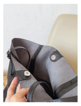 Women’s Simple Leather Tote Bag for Everyday City Outfits
