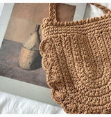 Women’s Mini Cotton Knitted Shoulder Bag Purse for Boho Everyday Style & Gifts