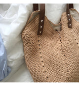 Women’s Retro Cotton Knitted Shoulder Bag for Boho Everyday Style & Gifts