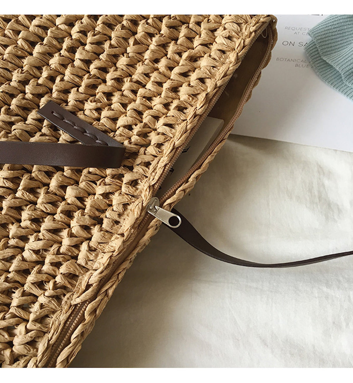 Women’s Everyday Large Straw Woven Summer Bag Tote Bag for Beach, Vacation & Summer Outfits