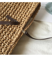 Women’s Everyday Large Straw Woven Summer Bag Tote Bag for Beach, Vacation & Summer Outfits