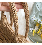 Women’s Large Straw Woven Tote Bag for Beach, Vacation & Summer Outfits