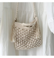 Women’s Natural Cotton Casual Shoulder Bag for Boho Everyday Style & Gifts