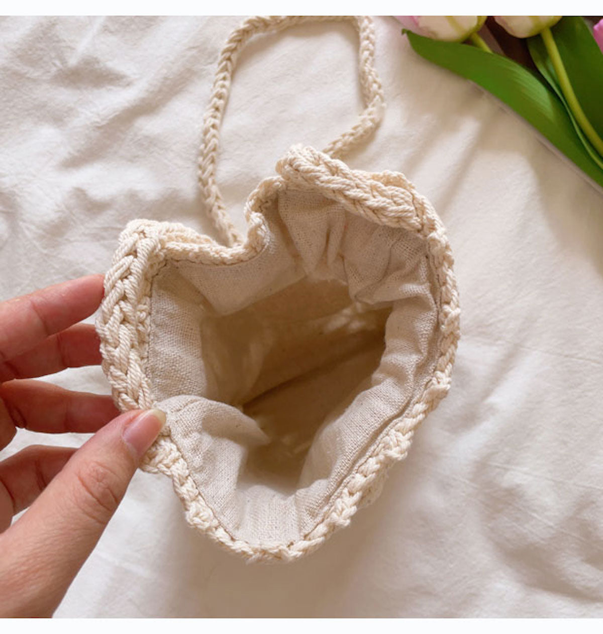 Women’s Crochet Floral Crossbody Bag for Boho Everyday Style & Gifts