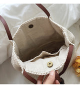 Women’s Crochet Cotton Retro Woven Shoulder Bag with Tassel for Boho Everyday Style & Gifts