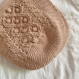 Women’s Handmade Cotton Knitted Shoulder Bucket Bag Crossbody Bag for Boho Everyday Style & Gifts